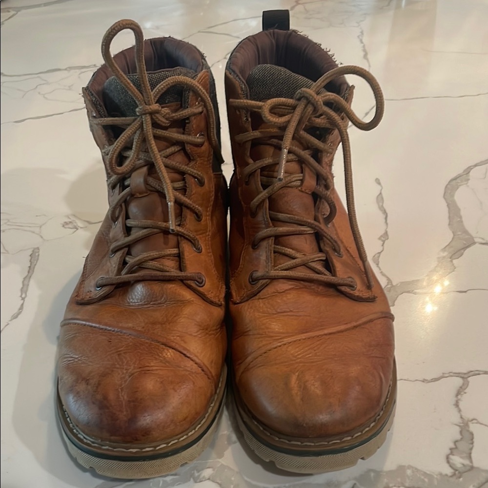 Tom’s Men's Brown Leather Boots